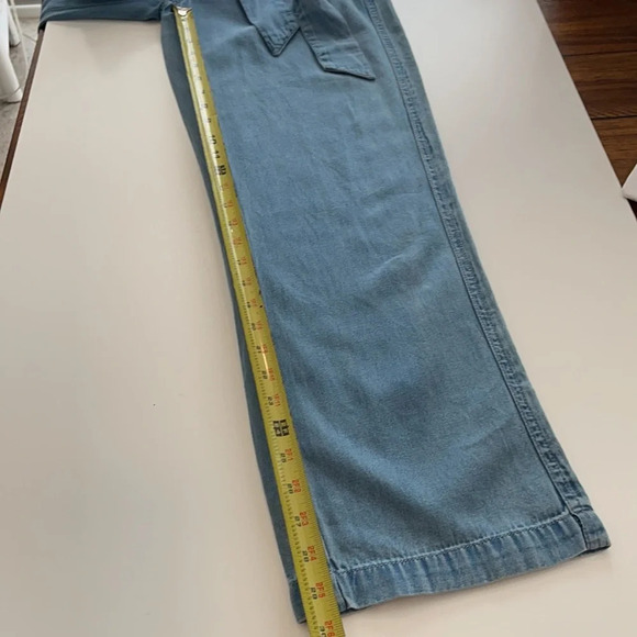 Billabong Salty Blonde Sunday Uniform denim work jumpsuit overalls size XS/6 - Picture 9 of 16